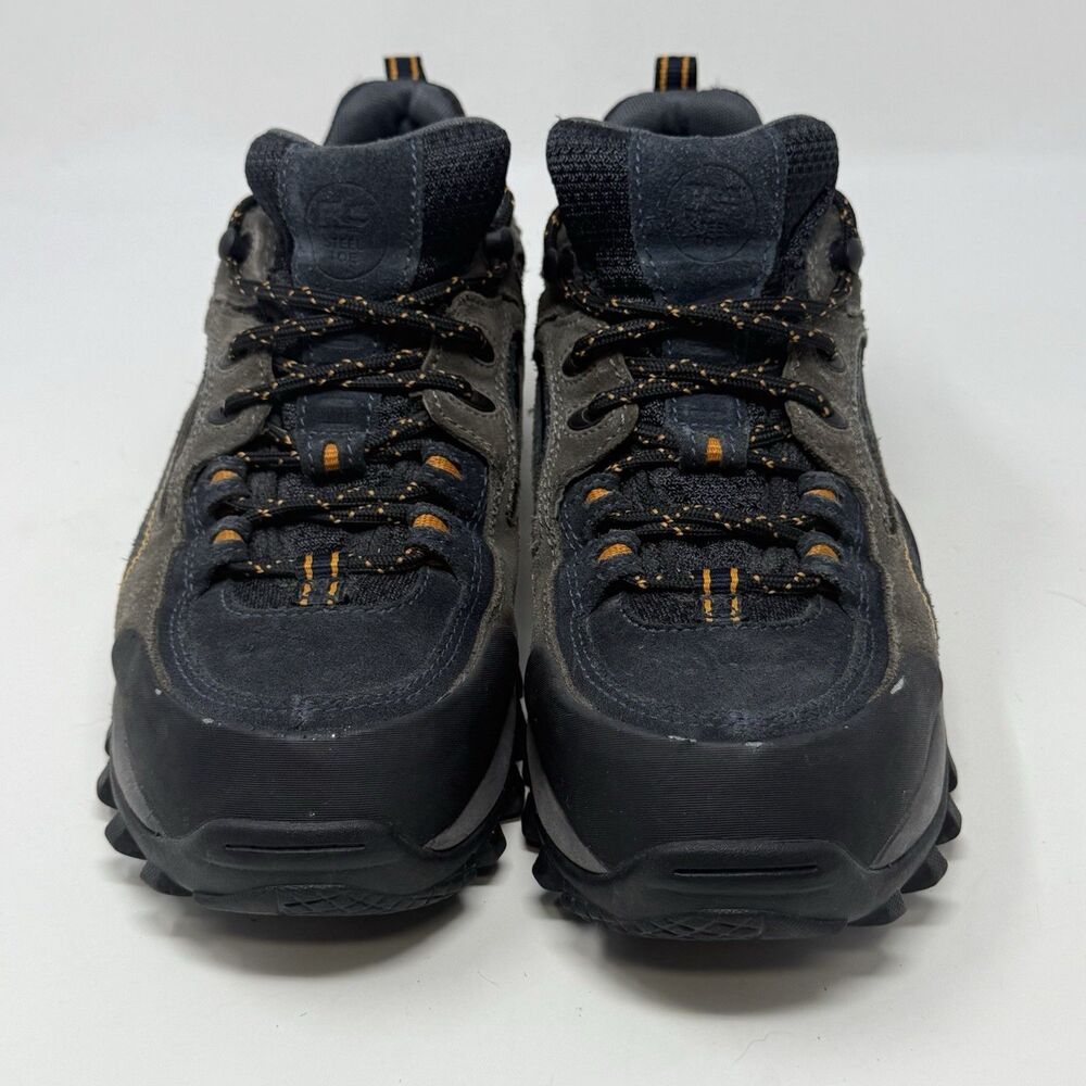 Timberland Pro Mudsill Steel Toe Work Shoes Mens 7.5 Blue Gray Suede Lace Up - Picture 6 of 16